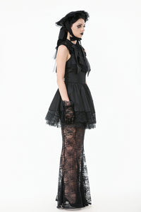 Gothic Lace Puff Fishtail Dress DW1084