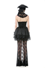 Load image into Gallery viewer, Gothic Lace Puff Fishtail Dress DW1084