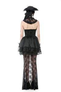 Gothic Lace Puff Fishtail Dress DW1084