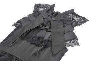 Gothic Lace Puff Fishtail Dress DW1084