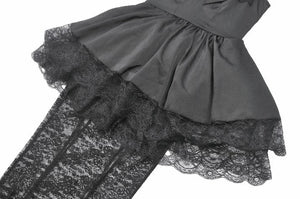 Gothic Lace Puff Fishtail Dress DW1084