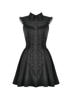 Load image into Gallery viewer, Dolly Sleeveless Button-Front Mini Dress DW1085