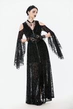 Load image into Gallery viewer, Gothic Hooded Sorceress Gown DW1090BK
