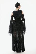 Load image into Gallery viewer, Gothic Hooded Sorceress Gown DW1090BK