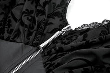 Load image into Gallery viewer, Gothic Hooded Sorceress Gown DW1090BK