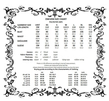 Load image into Gallery viewer, Nocturne of Dawn – Obsidian Victorian Gown DW1094