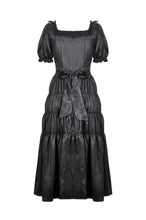 Load image into Gallery viewer, Nocturne of Dawn – Obsidian Victorian Gown DW1094
