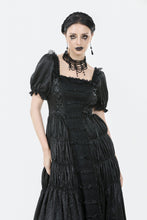 Load image into Gallery viewer, Nocturne of Dawn – Obsidian Victorian Gown DW1094