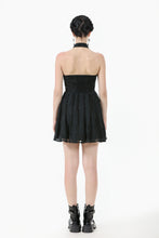 Load image into Gallery viewer, Celestial Bloom Lace Halter Dress DW1095
