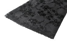 Load image into Gallery viewer, Gothic Embroidered Mesh Dress with Big Sleeves DW1096