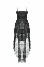 Load image into Gallery viewer, Dark Swan Layered Lace Tail Dress DW1097