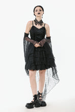 Load image into Gallery viewer, Dark Swan Layered Lace Tail Dress DW1097