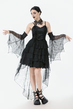 Load image into Gallery viewer, Dark Swan Layered Lace Tail Dress DW1097