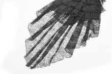 Load image into Gallery viewer, Dark Swan Layered Lace Tail Dress DW1097