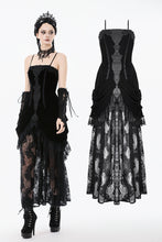 Load image into Gallery viewer, Gothic Embroidered Bustier Dress DW1101