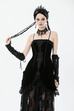 Load image into Gallery viewer, Gothic Embroidered Bustier Dress DW1101