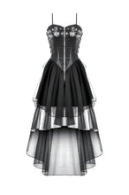Load image into Gallery viewer, Punk Faux Leather &amp; Mesh Dress DW1105