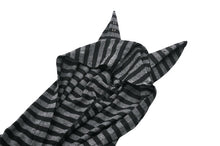 Load image into Gallery viewer, Striped Wolf-Ear Hoodie Dress DW1109
