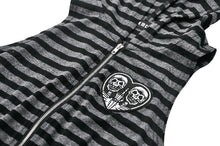 Load image into Gallery viewer, Striped Wolf-Ear Hoodie Dress DW1109