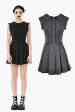 Load image into Gallery viewer, Charming Sleeveless Dress with Pleated Skirt &amp; Bow Detail DW1112