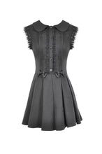 Load image into Gallery viewer, Charming Sleeveless Dress with Pleated Skirt &amp; Bow Detail DW1112