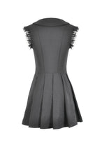 Load image into Gallery viewer, Charming Sleeveless Dress with Pleated Skirt &amp; Bow Detail DW1112