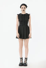 Load image into Gallery viewer, Charming Sleeveless Dress with Pleated Skirt &amp; Bow Detail DW1112