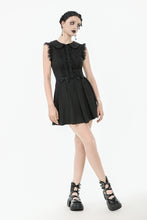 Load image into Gallery viewer, Charming Sleeveless Dress with Pleated Skirt &amp; Bow Detail DW1112