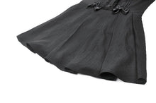 Load image into Gallery viewer, Charming Sleeveless Dress with Pleated Skirt &amp; Bow Detail DW1112
