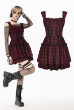 Load image into Gallery viewer, Christmas Plaid Layered Cake Dress DW1118
