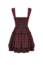 Load image into Gallery viewer, Christmas Plaid Layered Cake Dress DW1118