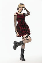 Load image into Gallery viewer, Christmas Plaid Layered Cake Dress DW1118