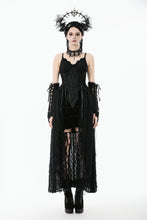 Load image into Gallery viewer, Romantic Gothic Lace Tail Dress DW1119