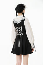 Load image into Gallery viewer, Dolly Lolita Style Faux Two-Piece Ribbon Dress DW1120