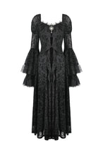 Load image into Gallery viewer, Gothic Royal Jewel-Inspired Vintage Dress DW1123