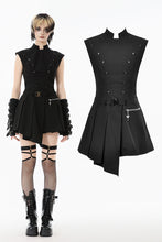 Load image into Gallery viewer, Punk Studded Asymmetrical Dress DW1125