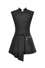 Load image into Gallery viewer, Punk Studded Asymmetrical Dress DW1125
