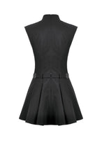 Load image into Gallery viewer, Punk Studded Asymmetrical Dress DW1125