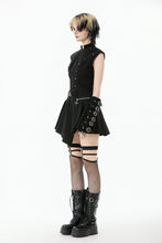 Load image into Gallery viewer, Punk Studded Asymmetrical Dress DW1125