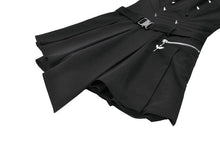 Load image into Gallery viewer, Punk Studded Asymmetrical Dress DW1125