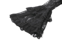 Load image into Gallery viewer, Classic Gothic Velvet &amp; Lace Embroidered Dress DW1128 - Gothlolibeauty