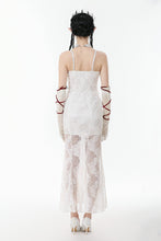 Load image into Gallery viewer, White Romantic Gothic Mermaid Dress DW1130