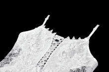 Load image into Gallery viewer, White Romantic Gothic Mermaid Dress DW1130