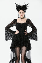 Load image into Gallery viewer, Star &amp; Moon Gothic Lolita Bat Hem Long Dress DW1131