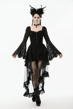Load image into Gallery viewer, Star &amp; Moon Gothic Lolita Bat Hem Long Dress DW1131