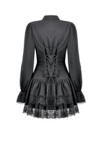 Load image into Gallery viewer, Lolita Dark Gothic Low-Waist Dress DW1136