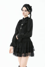 Load image into Gallery viewer, Lolita Dark Gothic Low-Waist Dress DW1136