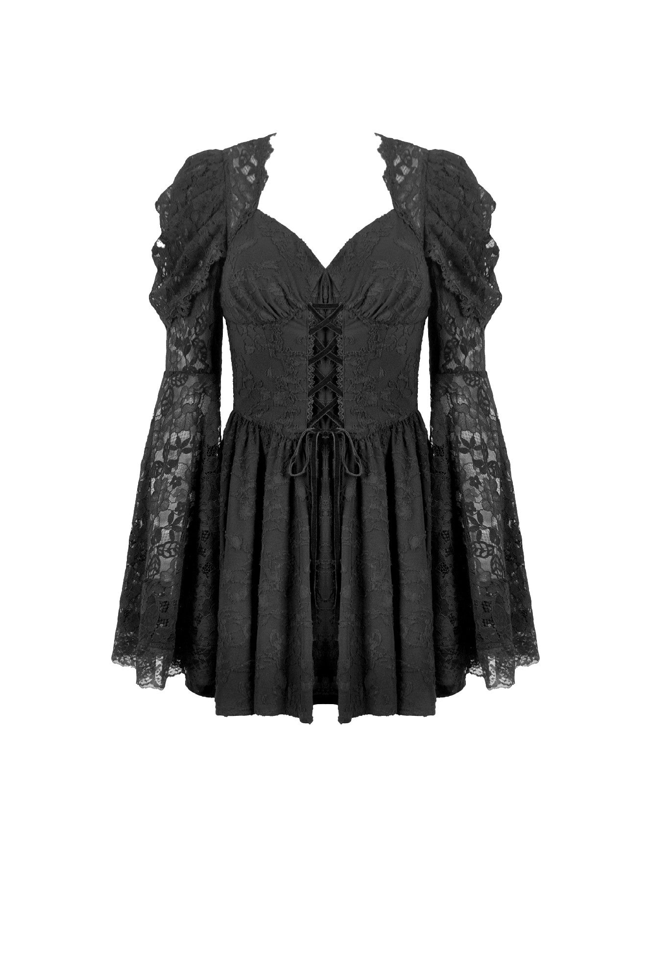 Gothic Lace Jacquard Priness Dress DW1137 XS Gothic Lace Jacquard Priness Dress DW1137 XS