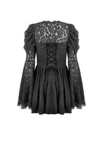 Load image into Gallery viewer, Gothic Lace Jacquard Priness Dress DW1137