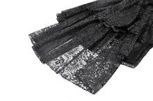 Load image into Gallery viewer, Romantic Gothic Lace High-Low Tiered Dress DW1138